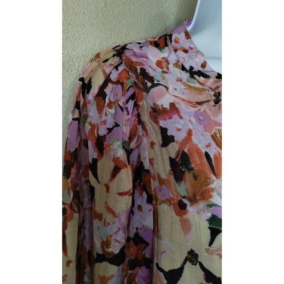 Lindex Smocked Long Sleeve in Floral Breeze womens size M/L - Picture 5 of 11